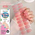 Load image into Gallery viewer, 20 Tips Glitter Lines Semi-Cured Gel Nail Sticker
