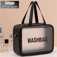Bild in Galerie-Betrachter laden, Portable Transparent Waterproof Travel Wash & Makeup Bag
