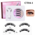 Cargar la imagen en la vista de la galería, Thick Magnetic Eyelashes for bold dramatic volume, reusable glue-free design
