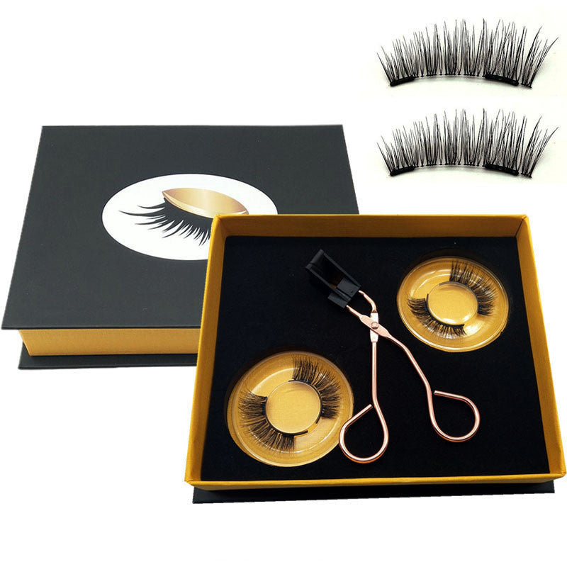 Magnetic Eyelashes Set Box Tweezers