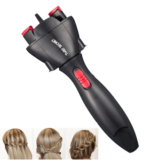 Electric Hair Braider Machine creating quick and stylish braids