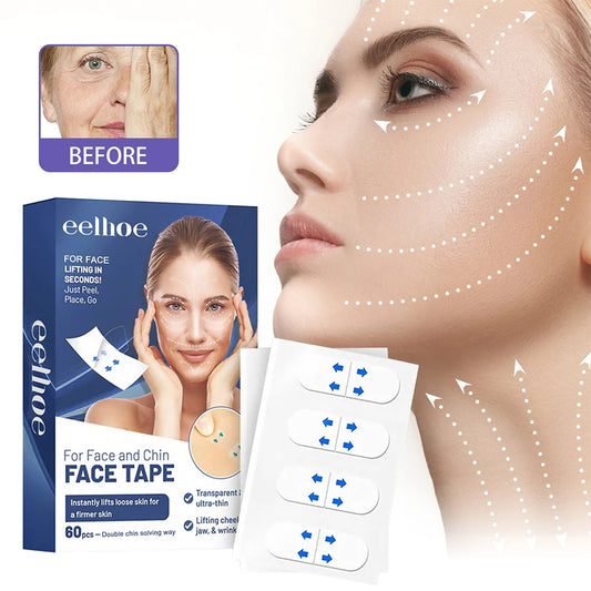 Anti-Wrinkle Beauty Stickers reducing fine lines on face