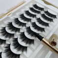 Load image into Gallery viewer, 10 Pairs Of Non-bleaching, Long-lasting Waterproof Magnetic False Eyelashes
