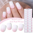 Bild in Galerie-Betrachter laden, 20 Tips Gradient French Semi-Cured Gel Nail Sticker
