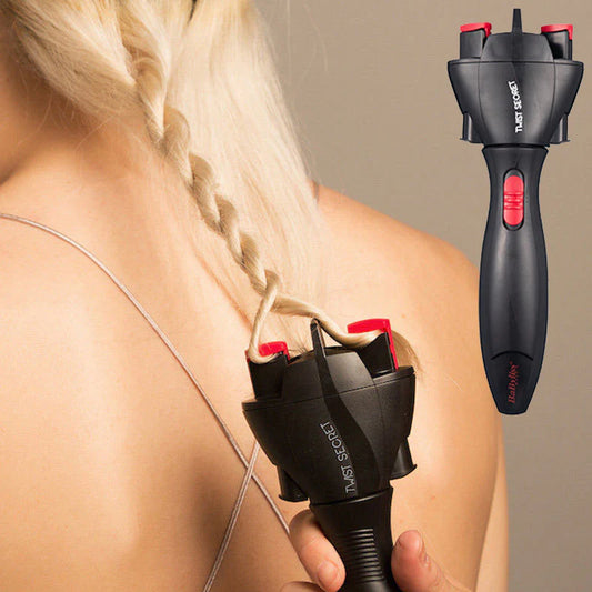 Electric Hair Braider Machine creating quick and stylish braids
