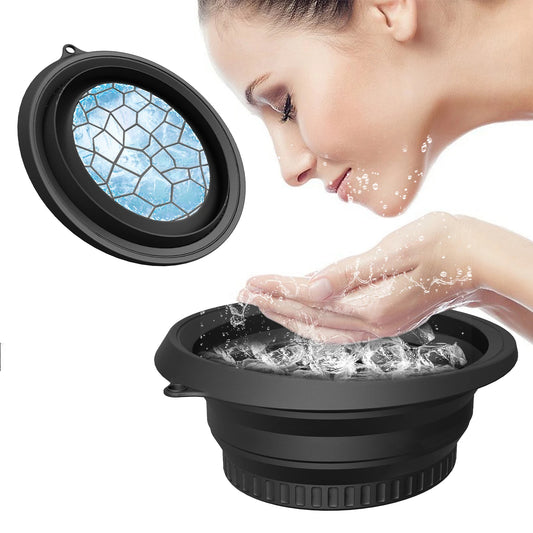 Facial Ice Bath Bowl for cold therapy and pore tightening
