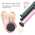 Load image into Gallery viewer, Electric Rechargeable Pedicure File
