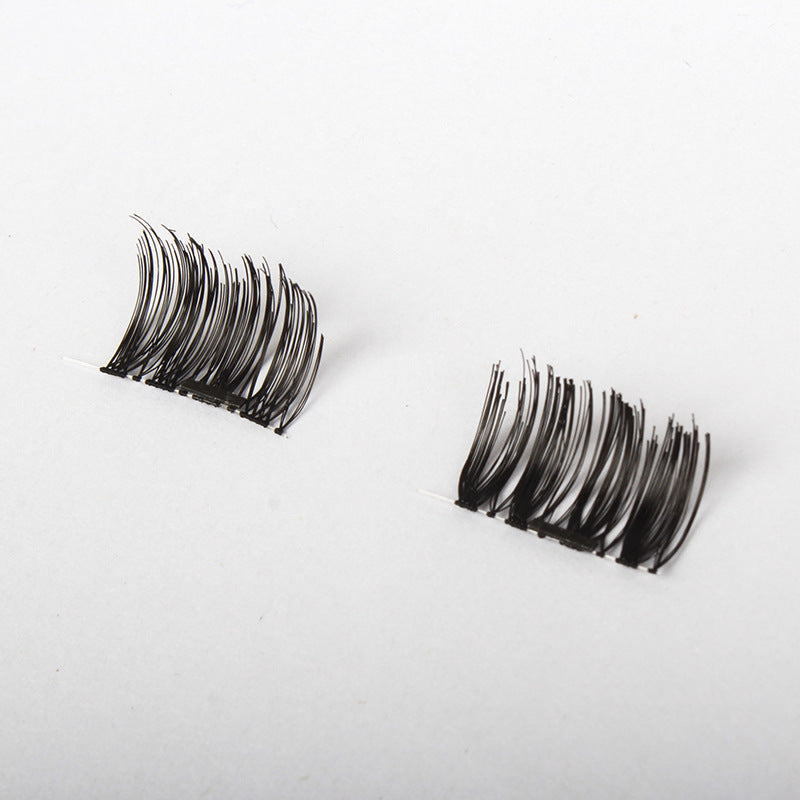 Lightweight magnetic eyelashes