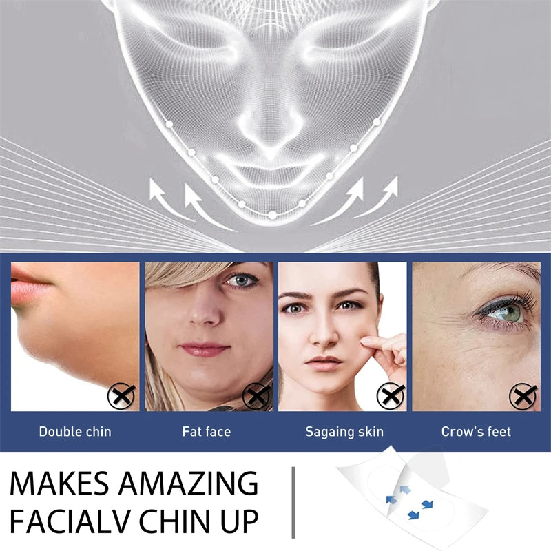 Anti-Wrinkle Beauty Stickers reducing fine lines on face