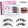 Cargar la imagen en la vista de la galería, Thick Magnetic Eyelashes for bold dramatic volume, reusable glue-free design
