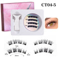 Cargar la imagen en la vista de la galería, Thick Magnetic Eyelashes for bold dramatic volume, reusable glue-free design
