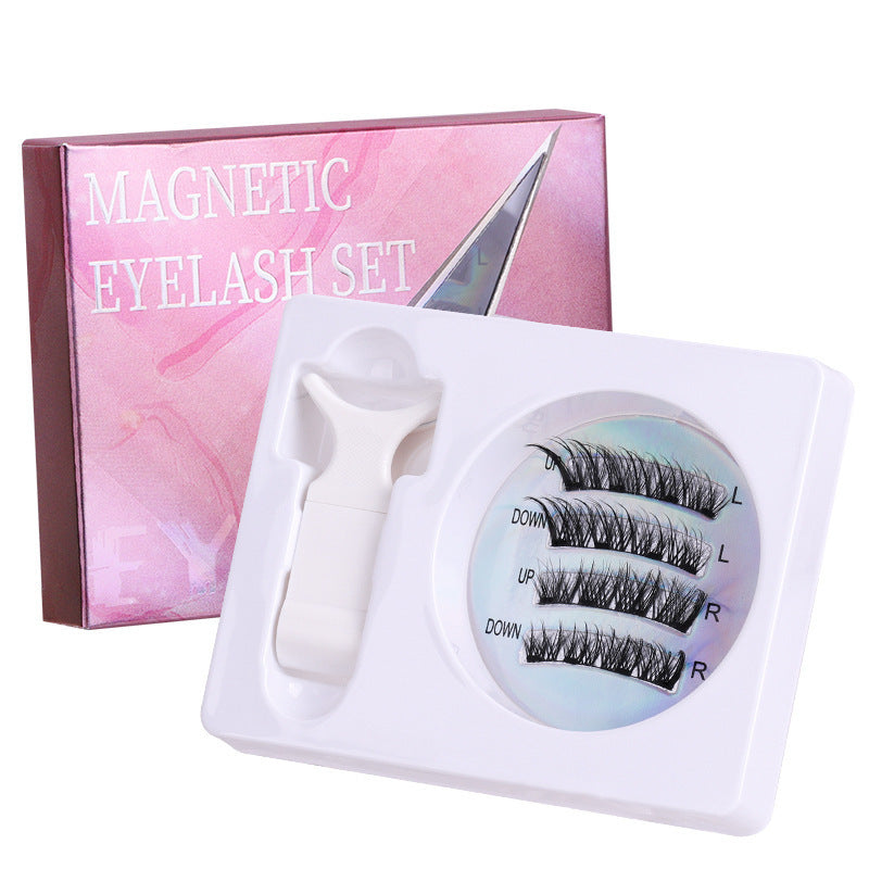 Thick Magnetic Eyelashes for bold dramatic volume, reusable glue-free design

