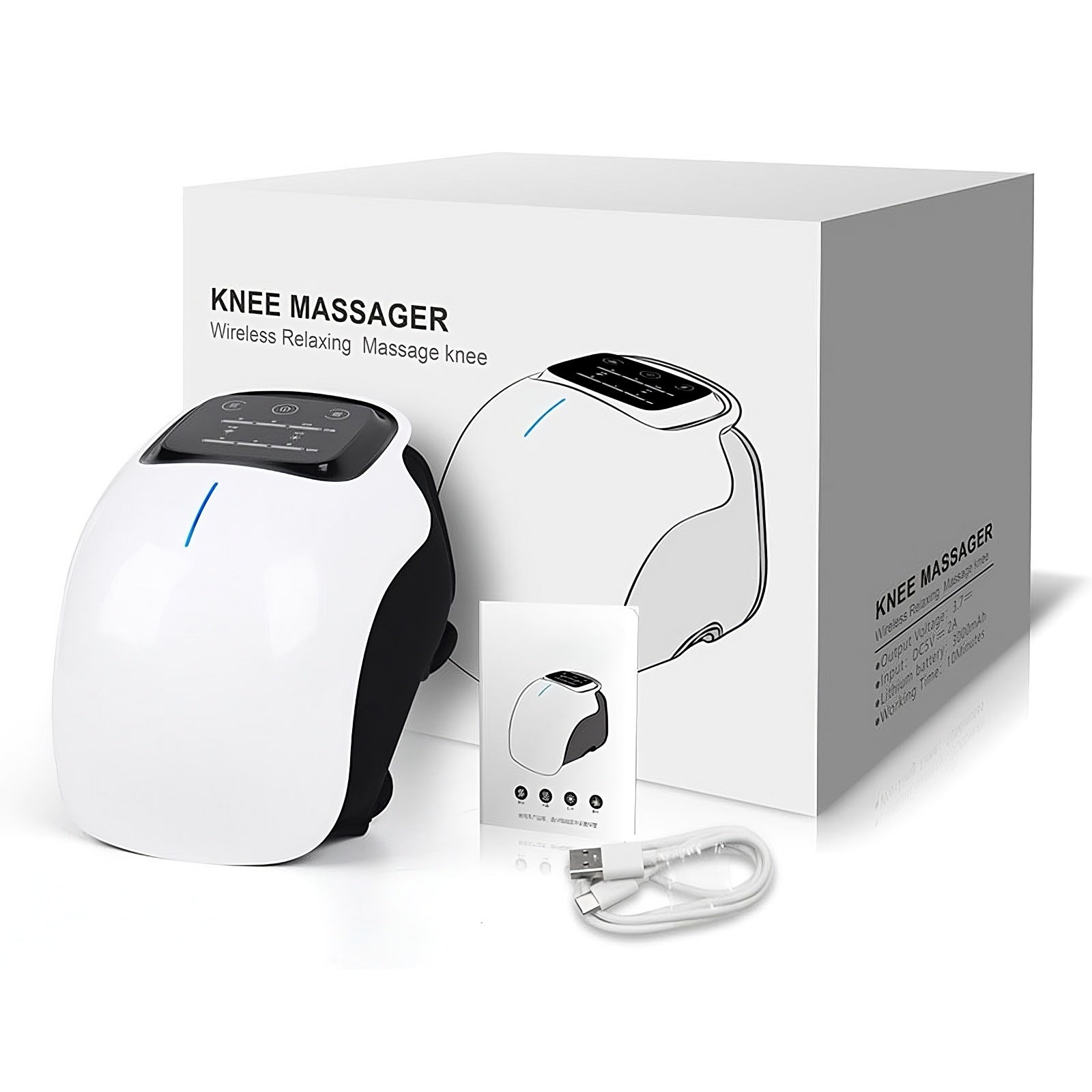Electric Heated Knee Therapy Device for joint pain relief and arthritis support