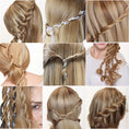 Cargar la imagen en la vista de la galería, Electric Hair Braider Machine creating quick and stylish braids
