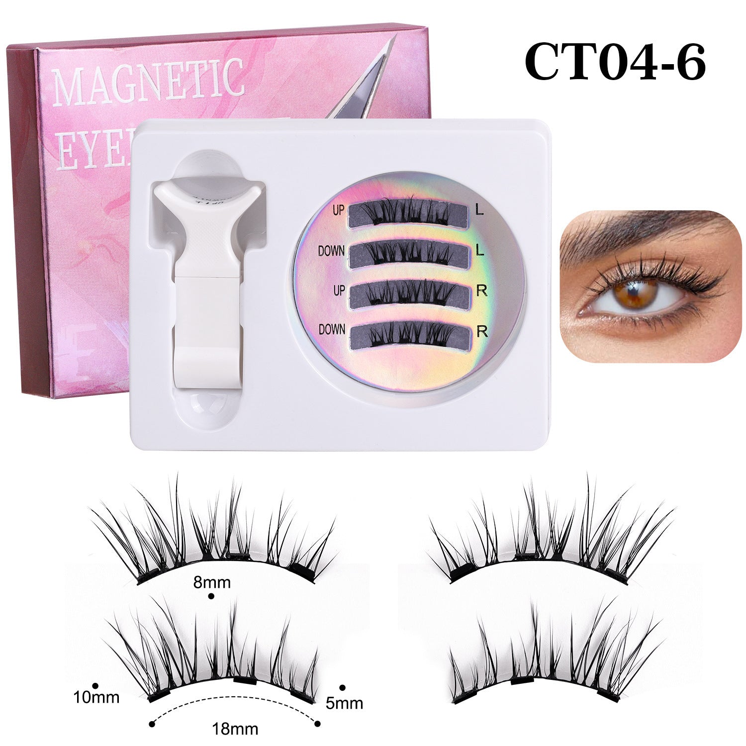 Thick Magnetic Eyelashes | Bold Reusable Glue-Free Lashes