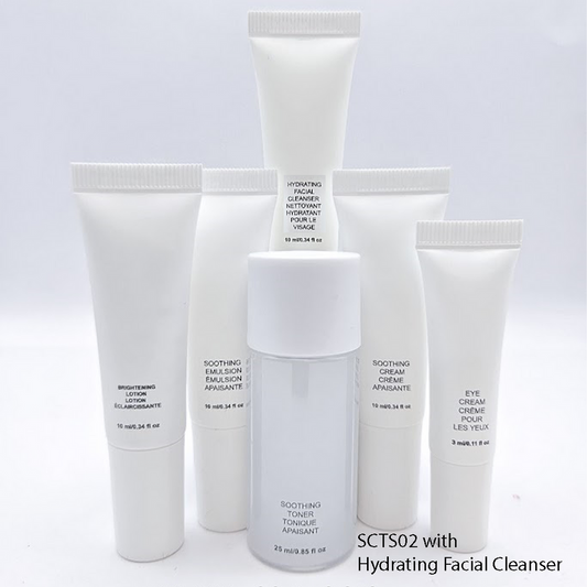 Skincare Travel Set (with Hydrating Facial Cleanser)